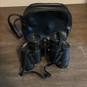 Kalimar Black Precision Coated Optics Binoculars 7X35 with soft case - Vintage